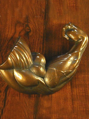male bicep plaque