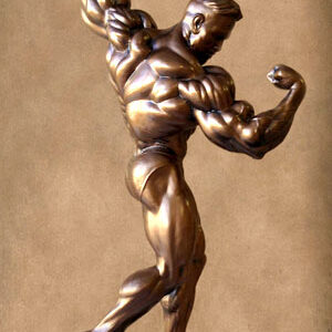 Male Double Bicep II trophy