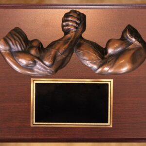 arm wrestling plaque