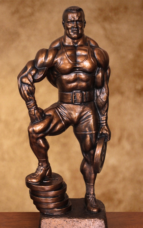 ironman powerlifting trophy