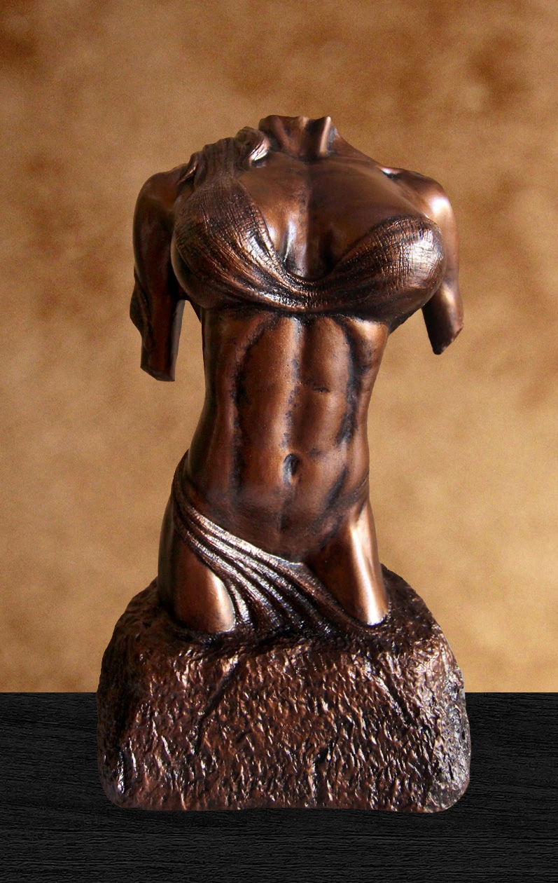 bikini torso sculpture